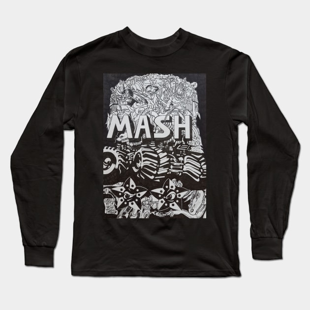 Monster truck wheels/characters Mash75Art design Long Sleeve T-Shirt by Mash75Art